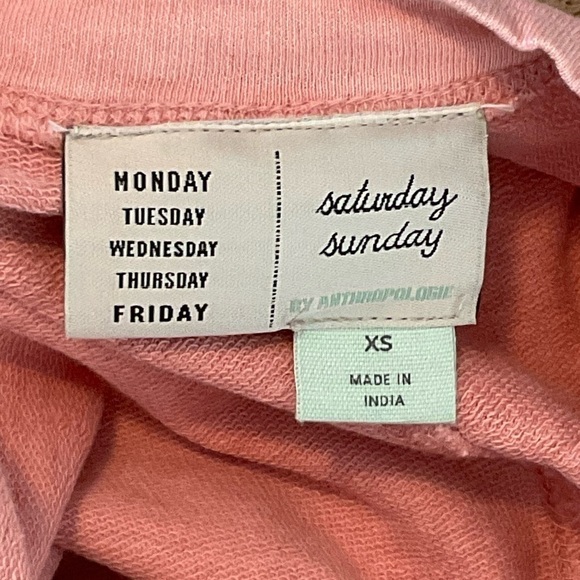 Anthropologie Joella Pink Peach Midi Dress Sz XS - Picture 6 of 8